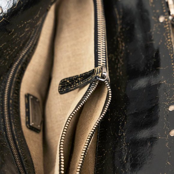 Miu Miu Twiggy White and Black Logo-Print Tote - Picture 11 of 12